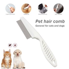 18CM Cat And Dog Supplies Flea Comb Stainless Steel Insect Repellent Brush Pet Care Combs Hair Grooming Portable Tool Fur Removal