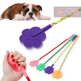 Lightweight Rubber Training Lovely Pet Pat Dog Toy Stick Correct Bad Habits Dogs Whip Trainer Punishment Device Dogs Accessories (Color: purple, size: 62cm)