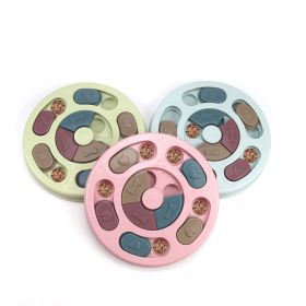 Pet supplies Dog puzzle toys Antiboreal artifact Interactive puzzle feeding (Color: pink, size: print)