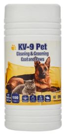 Pet and dog Grooming Cleaning Wipes (Quantity: 100 Wipes Jar)