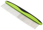 Pet Life Grip Ease' Wide and Narrow Tooth Grooming Pet Comb