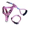 1 Set Pet Supplies Pet Chest and Back Cover Linen Plain Handle Round Rope Explosion-proof Punch Adjustable Traction Rope