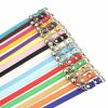 PU Leather Leash Pet Dog Collar Pet Supplies DIY Japanese Bell Cat Collar Bell